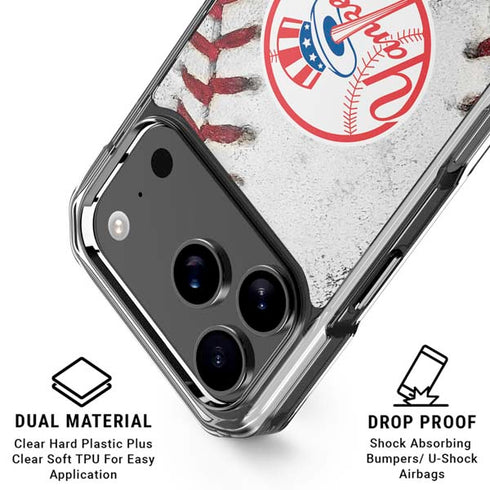 MLB New York Yankees Game Ball iPhone 17 Pro MagSafe Case