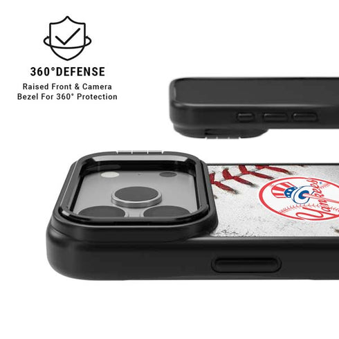 MLB New York Yankees Game Ball iPhone 17 Pro Max Kickstand Case