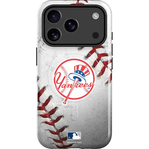 MLB New York Yankees Game Ball iPhone 17 Pro Max Magsafe Impact Case