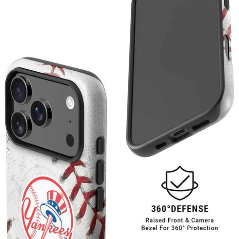 MLB New York Yankees Game Ball iPhone 17 Pro Max Magsafe Impact Case