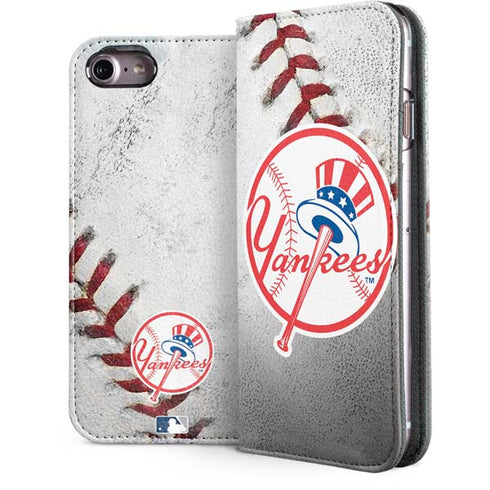 MLB New York Yankees Game Ball iPhone 7 Folio Case