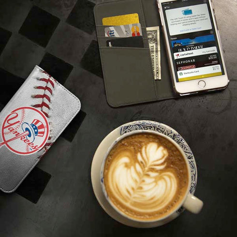 MLB New York Yankees Game Ball iPhone 7 Folio Case