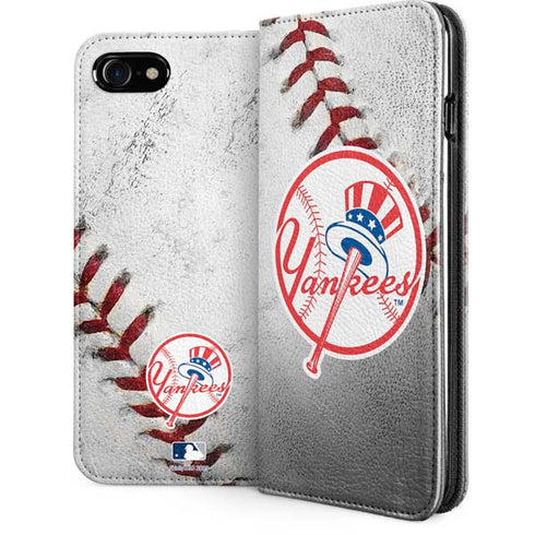 MLB New York Yankees Game Ball iPhone SE (2nd & 3rd Gen) Folio Case