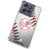 MLB New York Yankees Game Ball Moto G 5G (2025) Clear Case