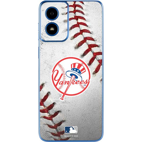 MLB New York Yankees Game Ball Moto G Play 4G (2024) Skin