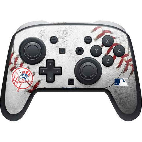 MLB New York Yankees Game Ball Nintendo Switch 2 (2025) Pro Controller Skin