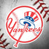 MLB New York Yankees Game Ball PlayStation 4 Gold Wireless Headset Skin