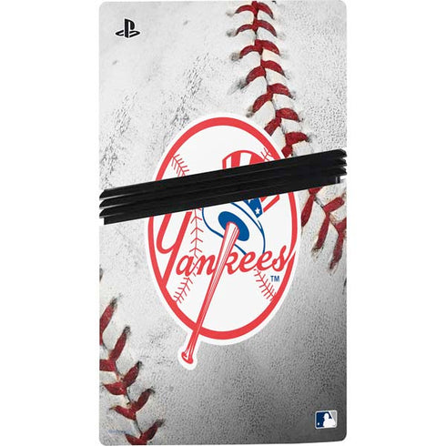 MLB New York Yankees Game Ball PS5 Pro Disk Console Skin