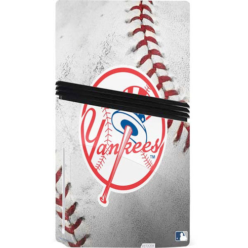 MLB New York Yankees Game Ball PS5 Pro Disk Console Skin