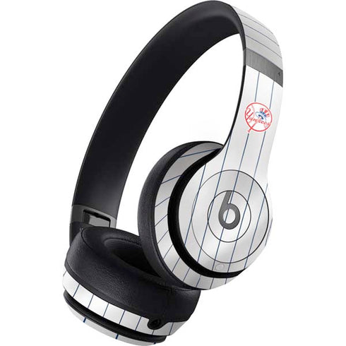 MLB New York Yankees Home Jersey Beats Solo 4 Wireless Headphones Skin