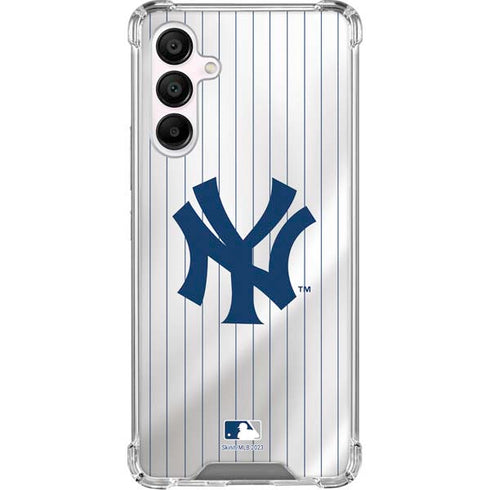 MLB New York Yankees Home Jersey Galaxy A16 5G Clear Case