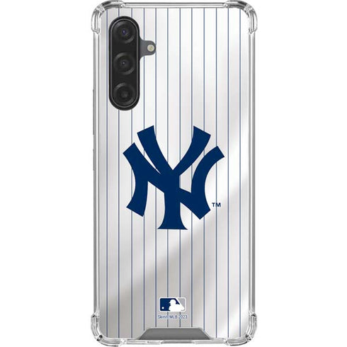 MLB New York Yankees Home Jersey Galaxy A17 Clear Case