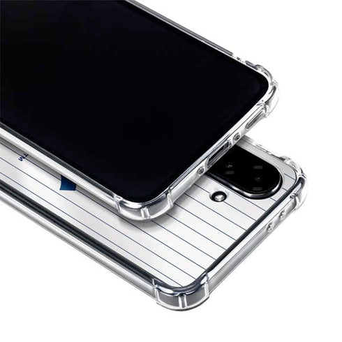 MLB New York Yankees Home Jersey Galaxy A36 5G Clear Case