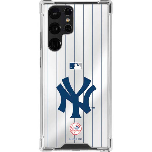 MLB New York Yankees Home Jersey Galaxy S23 Ultra Clear Case