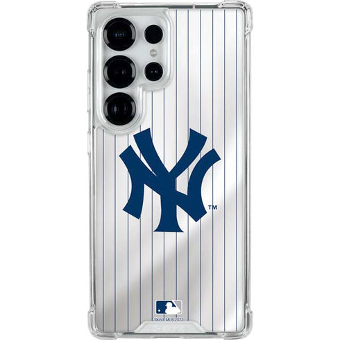 MLB New York Yankees Home Jersey Galaxy S25 Ultra Clear Case