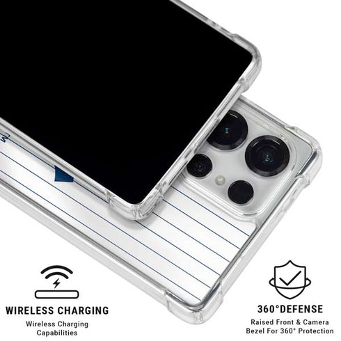 MLB New York Yankees Home Jersey Galaxy S25 Ultra Clear Case