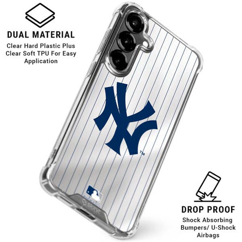 MLB New York Yankees Home Jersey Galaxy S26 Plus Clear Case