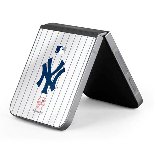 MLB New York Yankees Home Jersey Galaxy Z Flip6 Skin