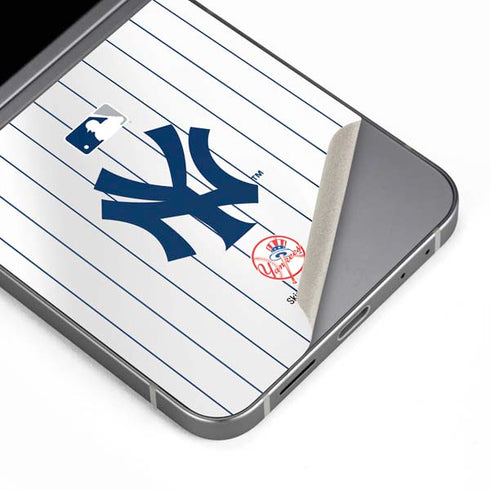 MLB New York Yankees Home Jersey Galaxy Z Flip6 Skin