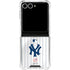 MLB New York Yankees Home Jersey Galaxy Z Flip7 Clear Case