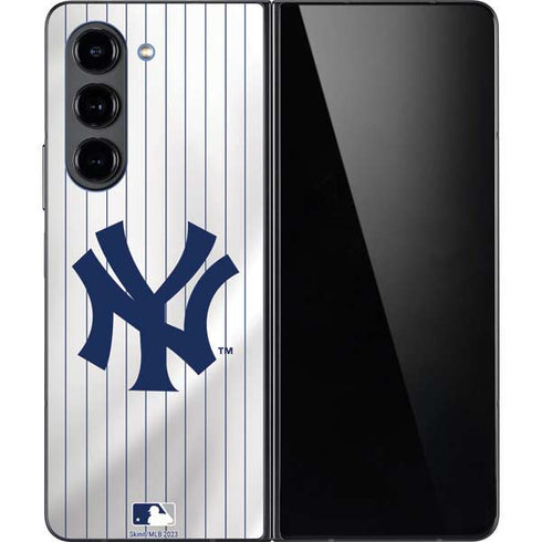 MLB New York Yankees Home Jersey Galaxy Z Fold5 5G Skin