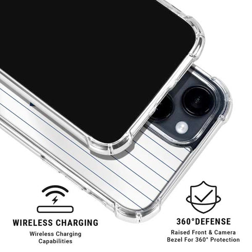 MLB New York Yankees Home Jersey iPhone 15 Clear Case