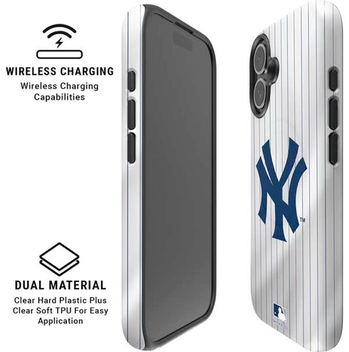 MLB New York Yankees Home Jersey iPhone 16 Magsafe Impact Case