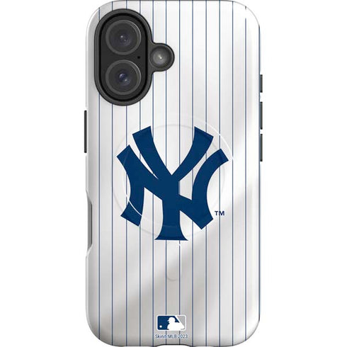 MLB New York Yankees Home Jersey iPhone 16 Plus Magsafe Impact Case