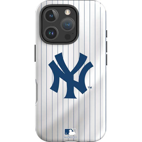MLB New York Yankees Home Jersey iPhone 16 Pro Impact Case