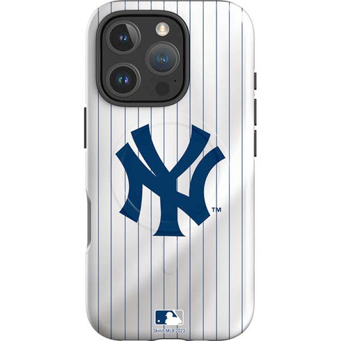 MLB New York Yankees Home Jersey iPhone 16 Pro Magsafe Impact Case