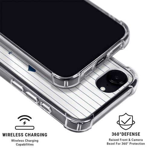 MLB New York Yankees Home Jersey iPhone 16e Clear Case