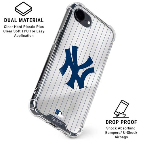 MLB New York Yankees Home Jersey iPhone 16e Clear Case