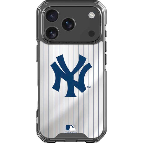 MLB New York Yankees Home Jersey iPhone 17 Pro Clear Case