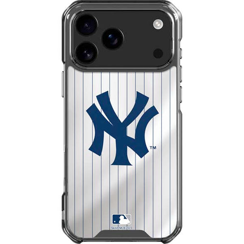 MLB New York Yankees Home Jersey iPhone 17 Pro Max Clear Case