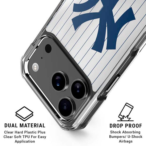 MLB New York Yankees Home Jersey iPhone 18 Pro Clear Case