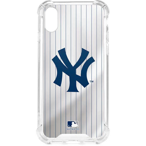MLB New York Yankees Home Jersey iPhone XS Clear Case