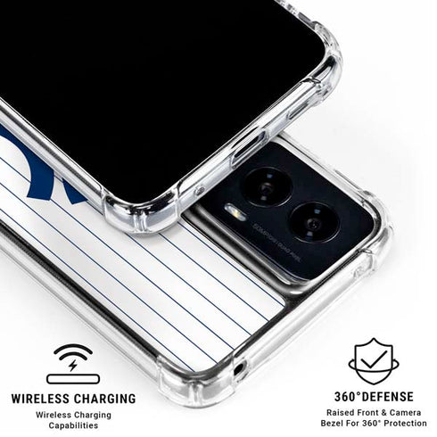 MLB New York Yankees Home Jersey Moto G Power 5G (2024) Clear Case