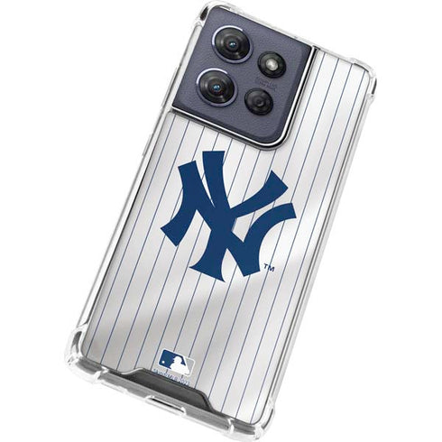 MLB New York Yankees Home Jersey Moto G Power 5G (2025) Clear Case