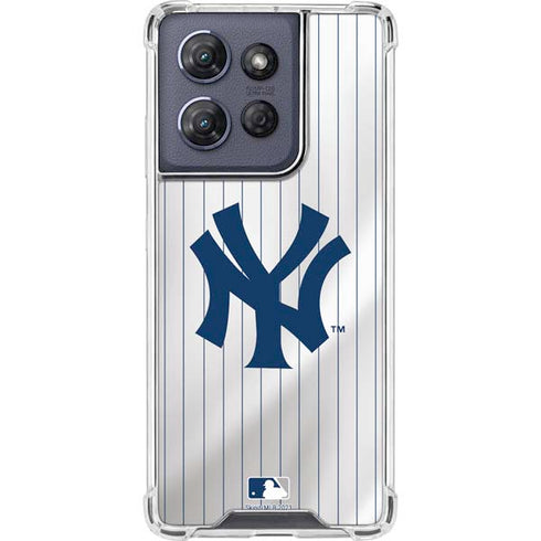 MLB New York Yankees Home Jersey Moto G Stylus 5G (2025) Clear Case