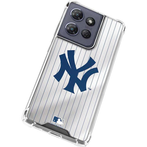 MLB New York Yankees Home Jersey Moto G Stylus 5G (2025) Clear Case