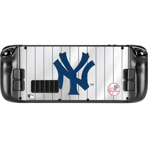 MLB New York Yankees Home Jersey Steam Deck Handheld Gaming Computer OLED Skin
