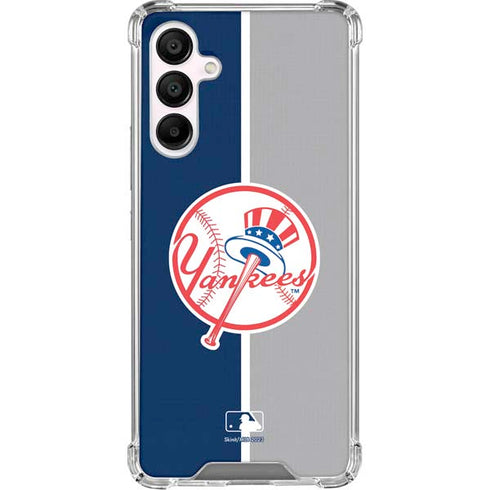 MLB New York Yankees Split Galaxy A16 5G Clear Case