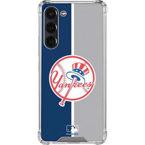 MLB New York Yankees Split Galaxy S24 FE Clear Case