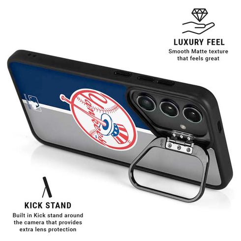 MLB New York Yankees Split Galaxy S25 Kickstand Case