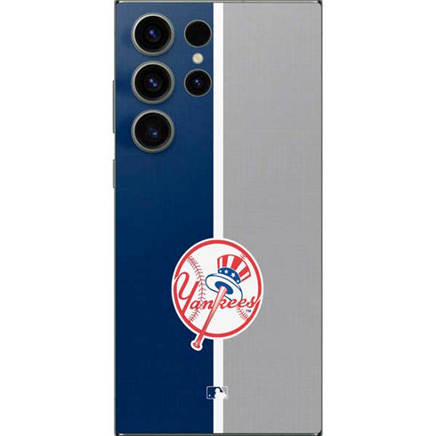 MLB New York Yankees Split Galaxy S25 Ultra Skin