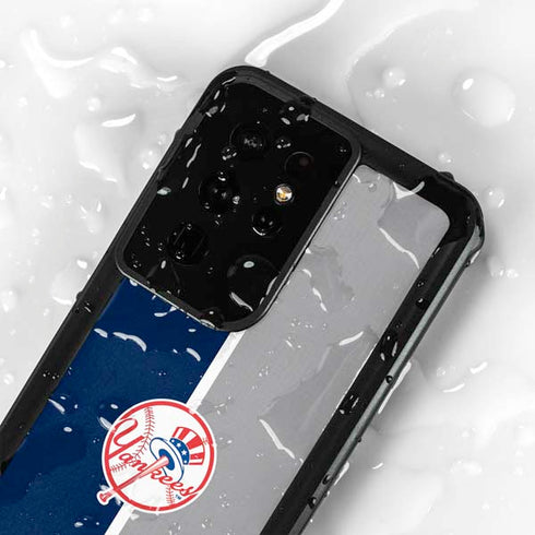 MLB New York Yankees Split Galaxy S24 Ultra Waterproof Case