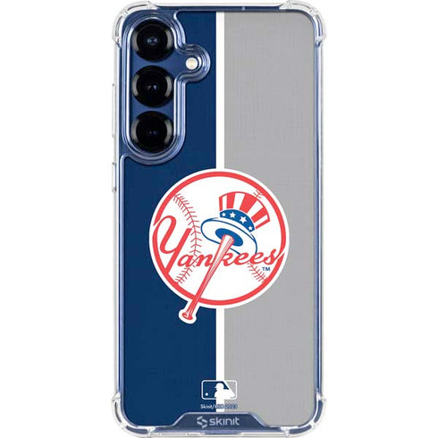 MLB New York Yankees Split Galaxy S25 Clear Case