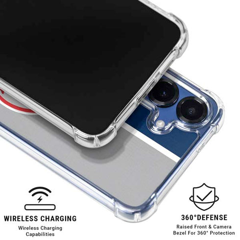 MLB New York Yankees Split Galaxy S25 Plus Clear Case