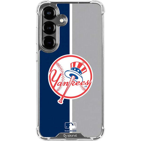 MLB New York Yankees Split Galaxy S26 Plus Clear Case