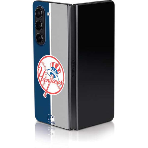 MLB New York Yankees Split Galaxy Z Fold5 5G Skin